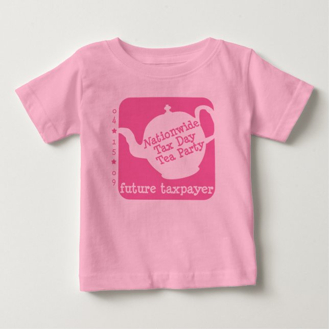 Zukünftiger Steuerzahler-Kleinkind-T - Shirt (Vorderseite)