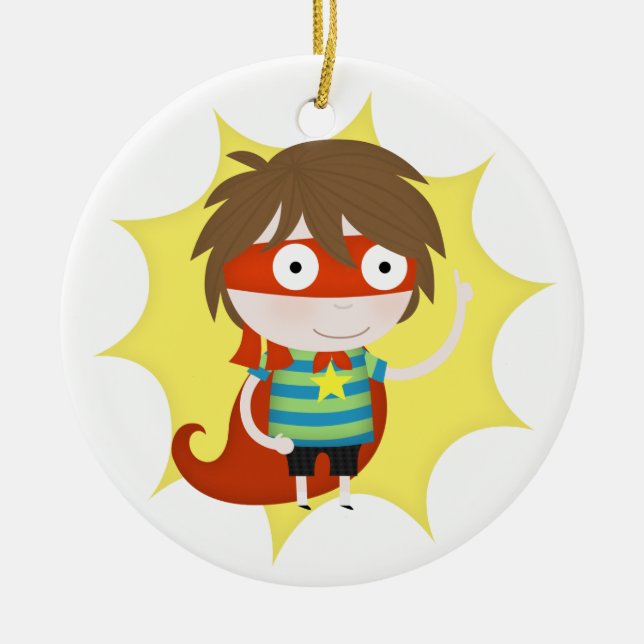 Zukünftiger Superheld Keramikornament (Vorne)