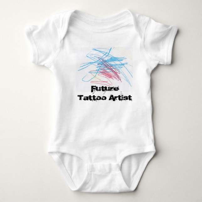 ZUKÜNFTIGER TÄTOWIERUNGS-KÜNSTLER BABY STRAMPLER (Vorderseite)