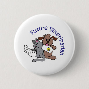 ZUKÜNFTIGER TIERARZT BUTTON