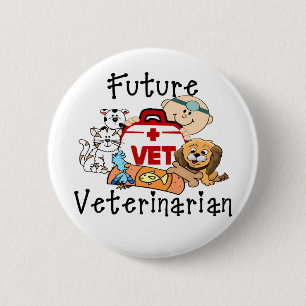 Zukünftiger Tierarzt Button