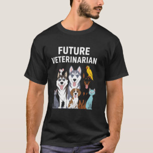 Zukünftiger Tierarzt Tiermedizinischer Fachangeste T-Shirt