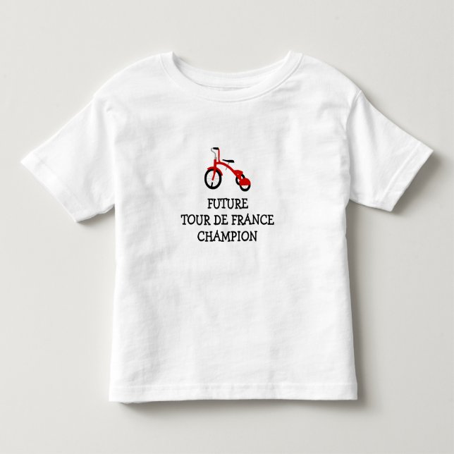 Zukünftiger Tour- de Francemeister scherzt T - Kleinkind T-shirt (Vorderseite)