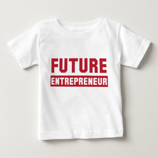 Zukünftiger Unternehmer, Baby T-shirt (Vorderseite)