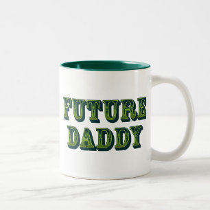 Zukünftiger Vati Zweifarbige Tasse