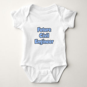 Zukünftiger Ziviler Ingenieur Baby Strampler