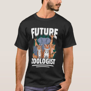 Zukünftiger Zoologe Süße Zoologiestudenten Lustige T-Shirt