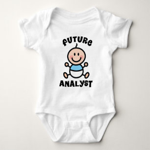 Zukünftiges Analytiker-Baby-Geschenk Baby Strampler