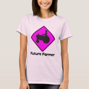 Zukünftiges Bauers-Rosa T-Shirt