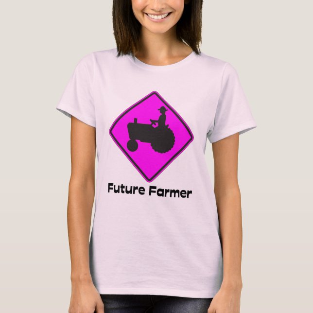 Zukünftiges Bauers-Rosa T-Shirt (Vorderseite)