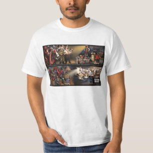 Zukünftiges Beben-Wandgemälde/Rev. Verse Lite T-Shirt
