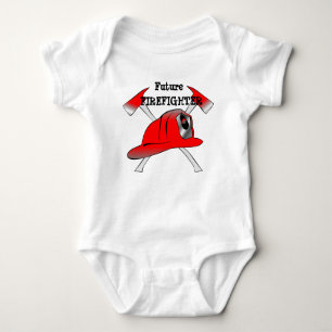 Zukünftiges Feuerwehrmann-Shirt Baby Strampler