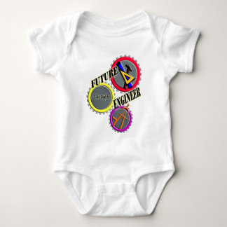 Zukünftiges Ingenieur-Windel-Shirt Baby Strampler