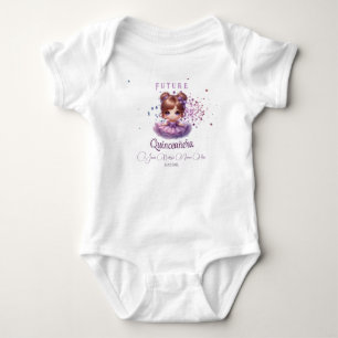 Zukünftiges Quinceañera-Babyausstatter – Geschenk Baby Strampler