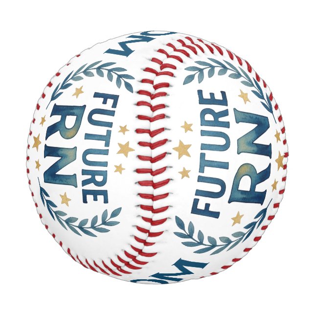 Zukünftiges RN-Baseball-Geschenk Baseball (Schrägansicht)