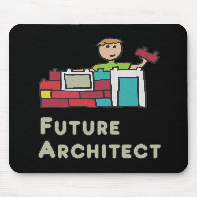 Zukunftsarchitektin Mousepad (Vorne)