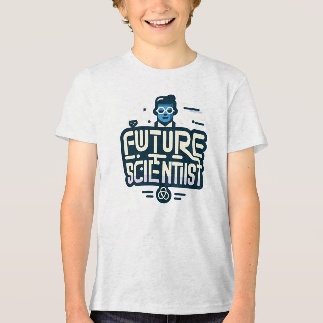 Zukunftsforscher Tri-Blend Shirt (Vorderseite)