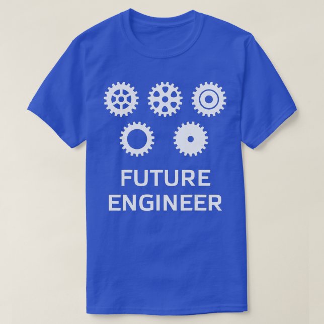 Zukunftsingenieur für Kinder und ns T-Shirt (Design vorne)