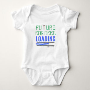 Zukunftsingenieur Lade Funny Personalisiert Unisex Baby Strampler