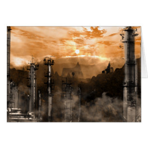 Zukunftslandschaft, Sci-Fi Gothic Landschaft