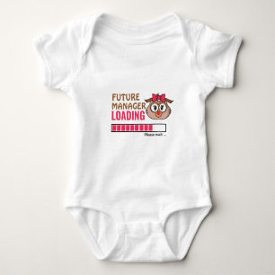 Zukunftsmanager Ladung Funny Owl Shower Girl Baby Strampler