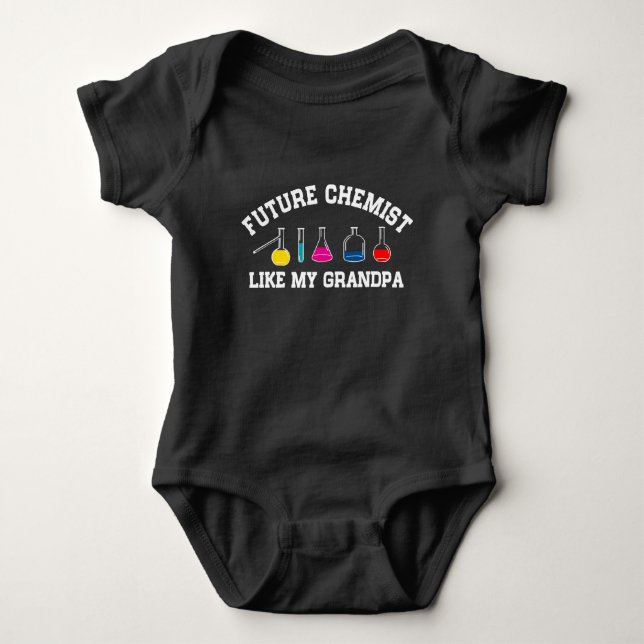 Zukunftsmusiker wie mein Opa Baby Strampler (Vorderseite)