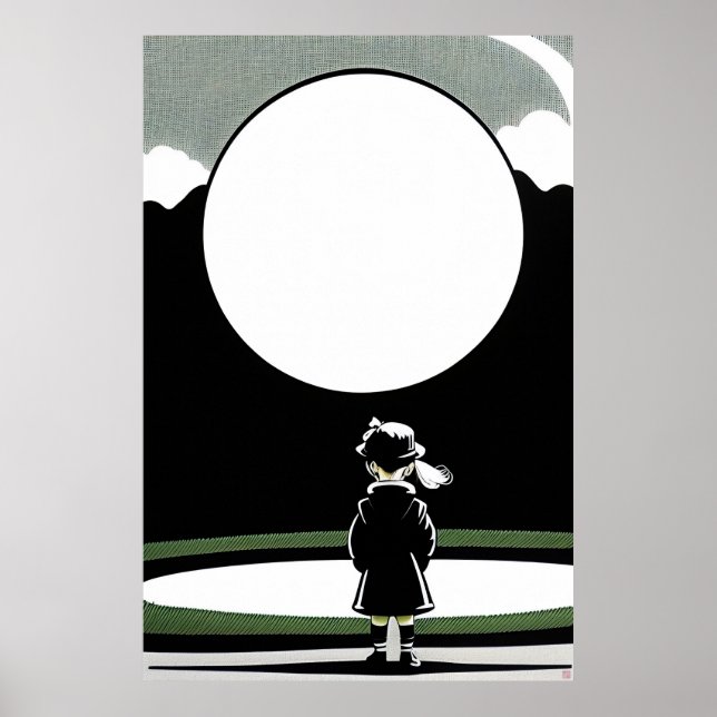 Zukunftsorientierung - Kunstdruck Poster (Vorne)