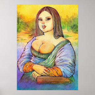Zulage Size Monalisa Poster