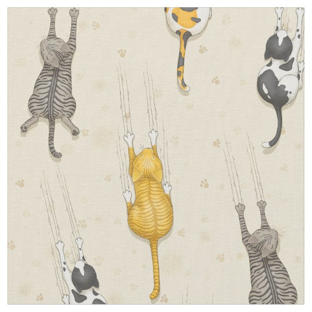 Zulässige Katzen Stoff (Nahaufnahme)