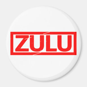 Zulu Briefmarke Magnet