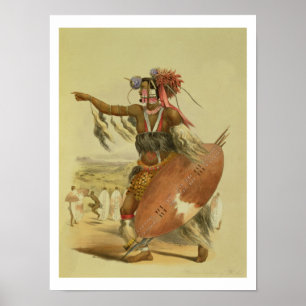 Zulu-Krieger, Utimuni, Neffe von Chaka, dem versto Poster