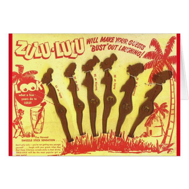 Zulu-Lulu-schwarzes Americana (Vorderseite (Horizontal))