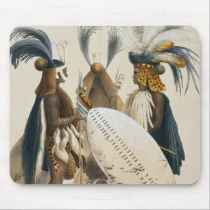 Zulu-Soldaten von König Pandas Army, überziehen 20 Mousepad