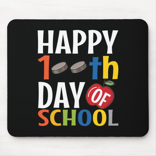 Zum 100. Schulhockeylehrer-Student Mousepad (Vorne)