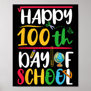Zum 100. Schullehrertag Kinder 100 Poster