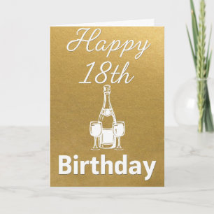 Zum 18. Geburtstag Karte