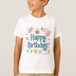 Zum 1. Geburtstag - Niedlicher Ballon T-Shirt