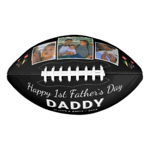 Zum 1. Geburtstag Papa Keepake 3 Foto  Football