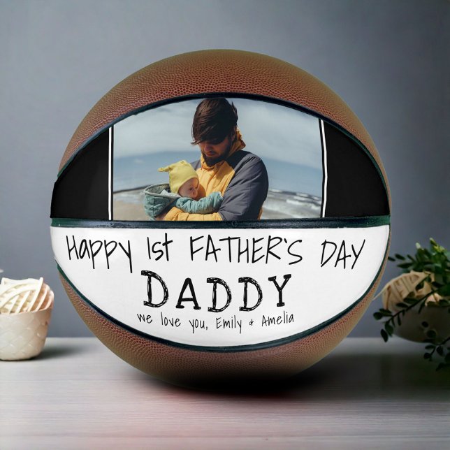 Zum 1. Geburtstag Papa Vater Foto Basketball (Von Creator hochgeladen)