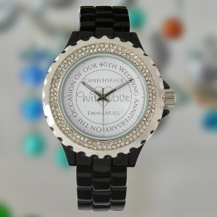 Zum 40. Hochzeitstag Armbanduhr