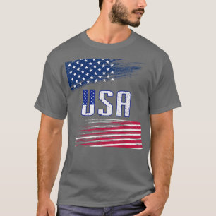 Zum 4. Juli USA Flag Patriotic Men Women Kid T-Shirt