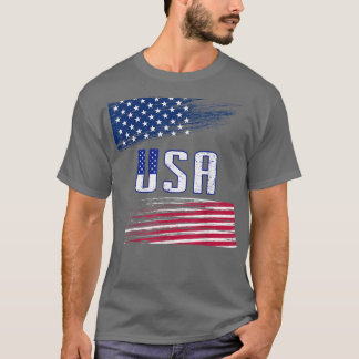 Zum 4. Juli USA Flag Patriotic Men Women Kid T-Shirt