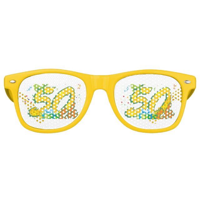 zum 50. Geburtstag Sonnenbrille (Vorderseite)