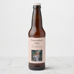 Zum 50. Geburtstag vollkommener Wein Bierflaschenetikett