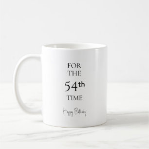 Zum 54. Mal Alles Gute Zum Geburtstag Kaffeetasse