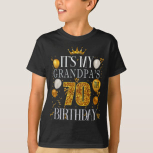 Zum 70. Geburtstag meines Opas Herzlichen Glückwun T-Shirt