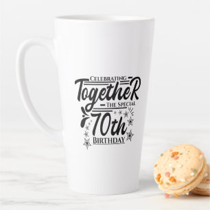 zum 70. Geburtstag Milchtasse