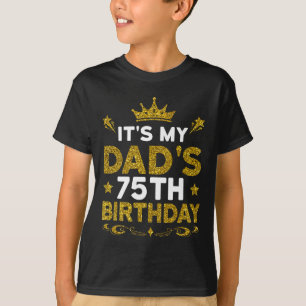 Zum 75. Geburtstag meines Vaters Herzlichen Glückw T-Shirt