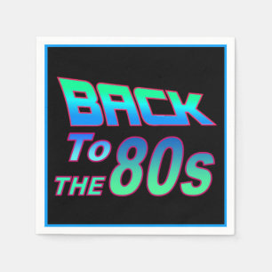 Zum 80er 1 Cocktail Napkin Serviette