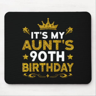 Zum 90. Geburtstag meiner Tante Herzlichen Glückwu Mousepad